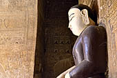Bagan Myanmar. Buddha statue of the Thambula Temple. 